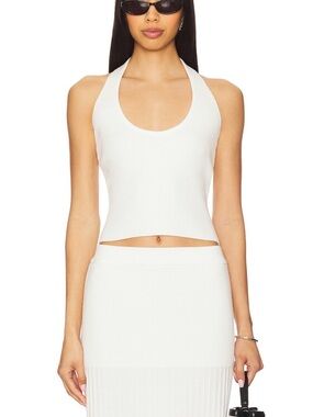 4th & Reckless white halter tank NWT